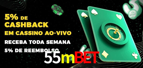 Promoções do cassino ao Vivo 55mbet